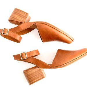 Ankle Wrap Leather Sandles